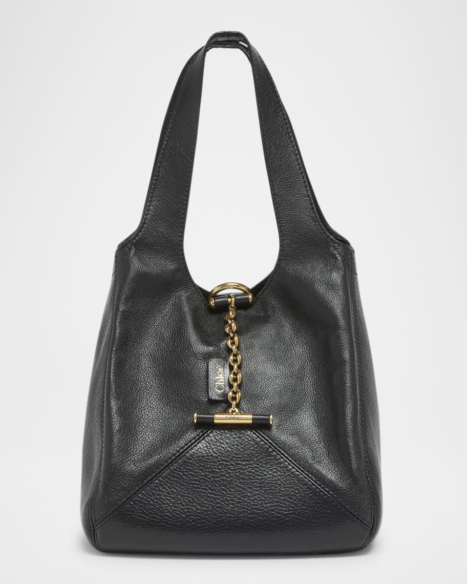 Chloe Balloon Small Top-Handle Bag in Leather | Neiman Marcus