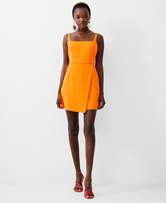French Connection Women's Whisper Crossover Mini Dress - Macy's | Macy's
