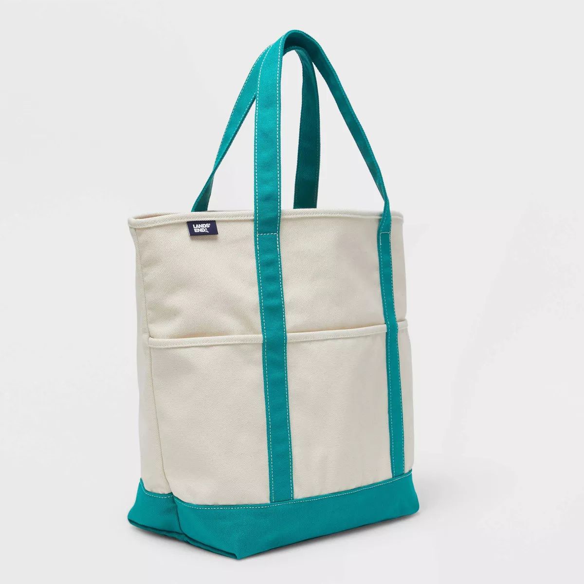 Lands' End Women's Canvas Beach Tote Handbag | Target