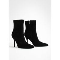 Faux Suede Stiletto Pointed Ankle Boots | Debenhams UK