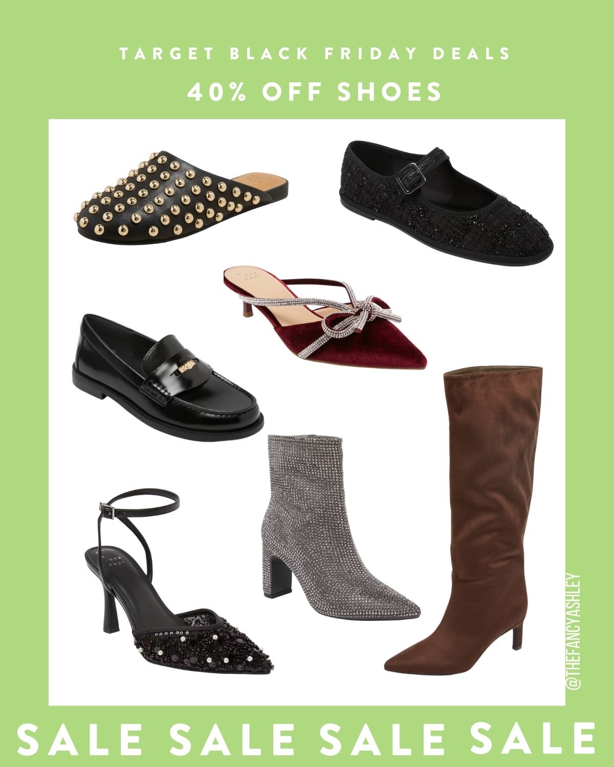 Target Black Friday shoe sale alert - Target shoes up to 40% off! Rounded up a few of my seasonal faves - love the boots and you know I love a good holiday shoe situation. Run don't walk on these deals! 

#LTKSaleAlert #LTKCyberWeek #LTKHoliday