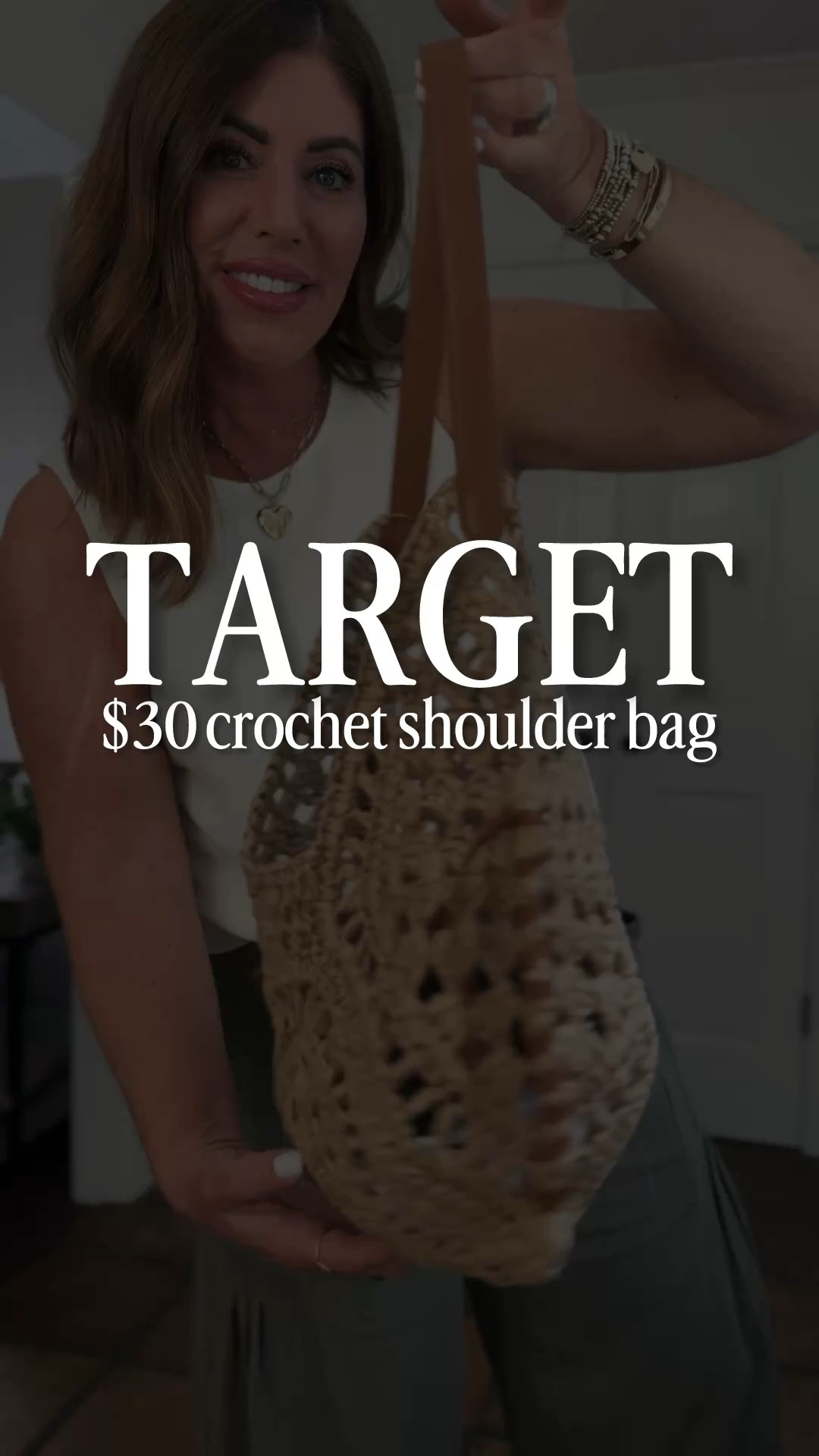 $30 target crochet shoulder bag
It’s available in another color, but I really love this natural and brown combo. Great size.; perfect to hold all of your everyday essentials. Great little bag to carry all summer.



#LTKSaleAlert #LTKOver40 #LTKootd