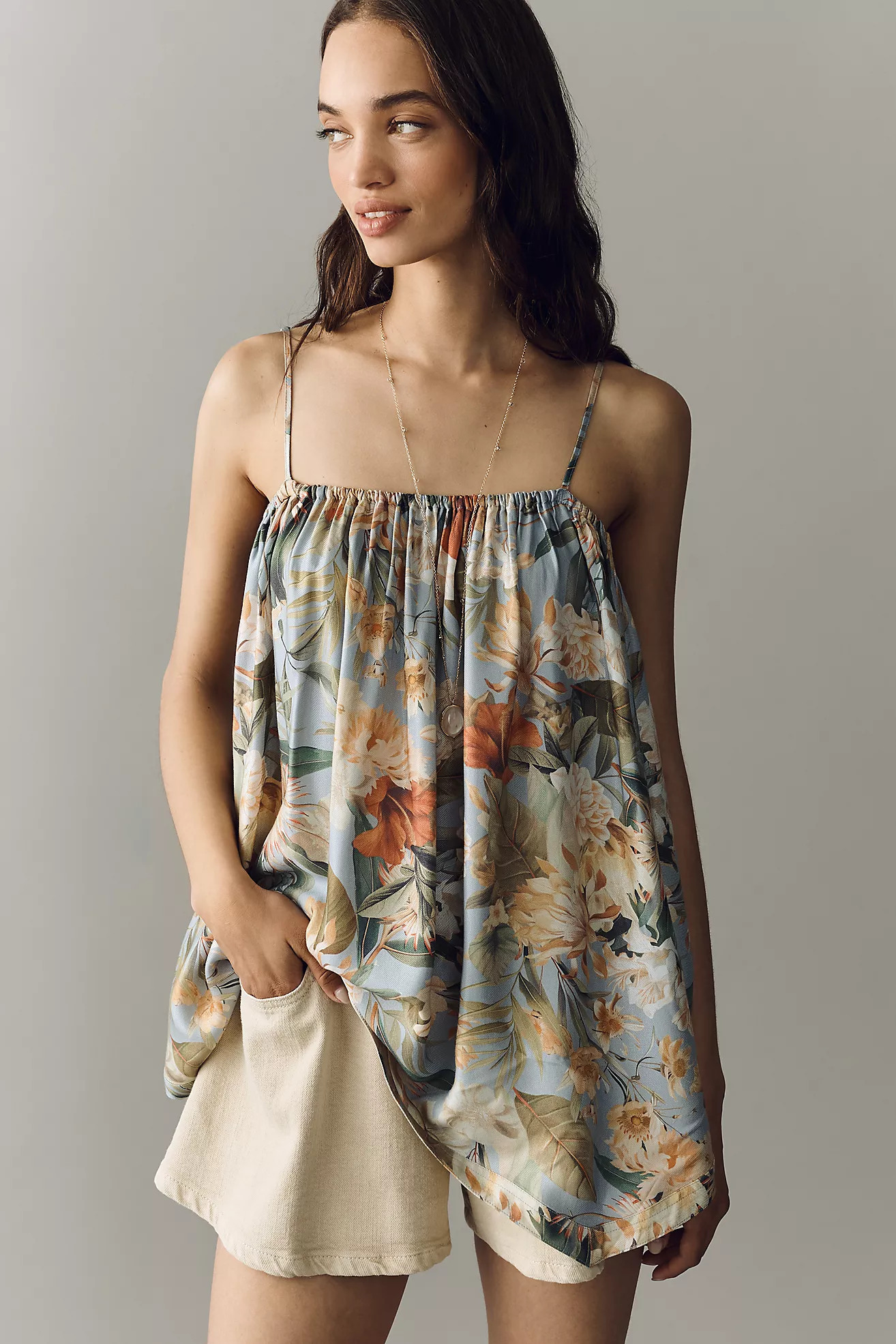 By Anthropologie Silken Tunic Cami | Anthropologie (US)