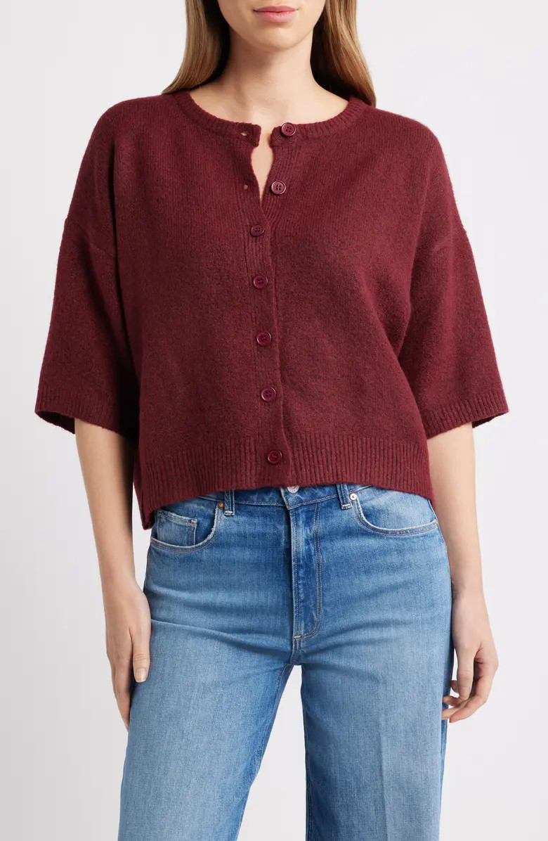 Lilith Elbow Sleeve Cardigan | Nordstrom
