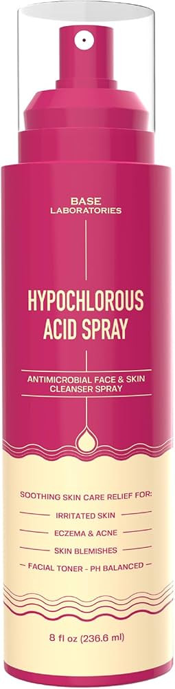 BASE LABORATORIES Hypochlorous Acid Spray for Face & Skin | 8 oz | Facial Daily Skin Repair Solut... | Amazon (US)