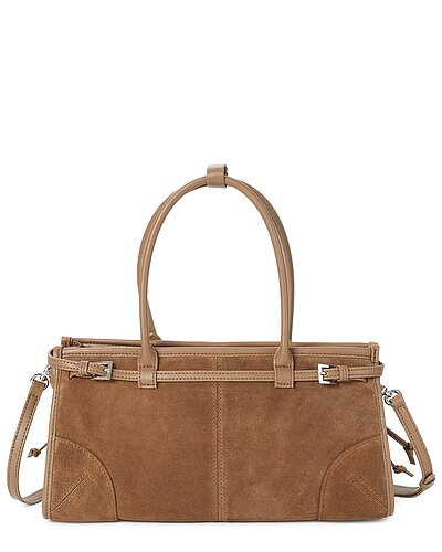 Suede & Leather Top Handle Tote | Rue La La