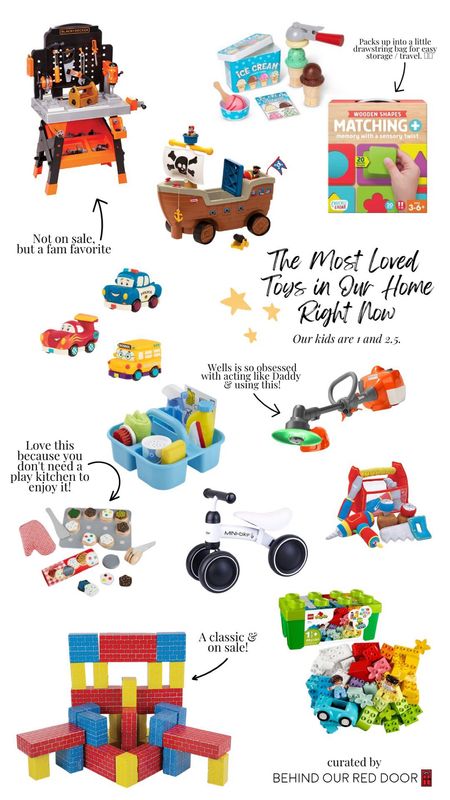 My kids are currently 1 and 2.5. We have a boy and a girl who play together all day usually. Here are some of their favorite toys right now, with additional toys they love linked below! Not all are on sale, but all are toys we actually own and love. #LTKCyberWeek

#LTKHoliday #LTKkids #LTKGiftGuide