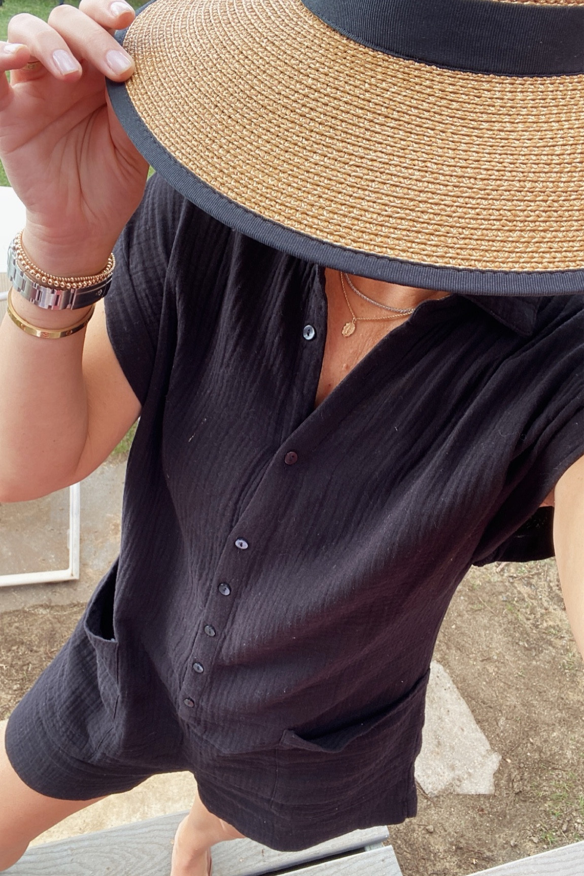 Romper size small- perfect on its own or as a beach coverup! 

#LTKSeasonal #LTKunder100 #LTKswim