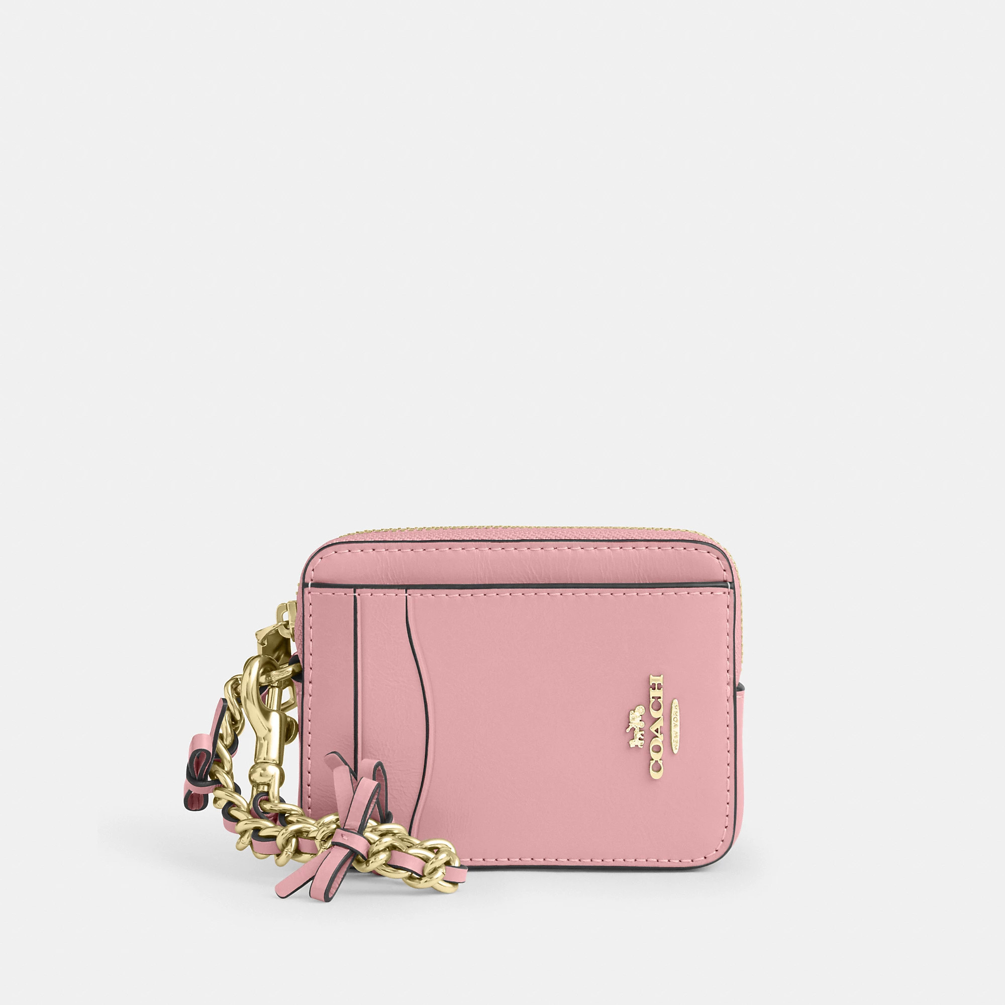 Zip Card Case With Bows | Coach Outlet US