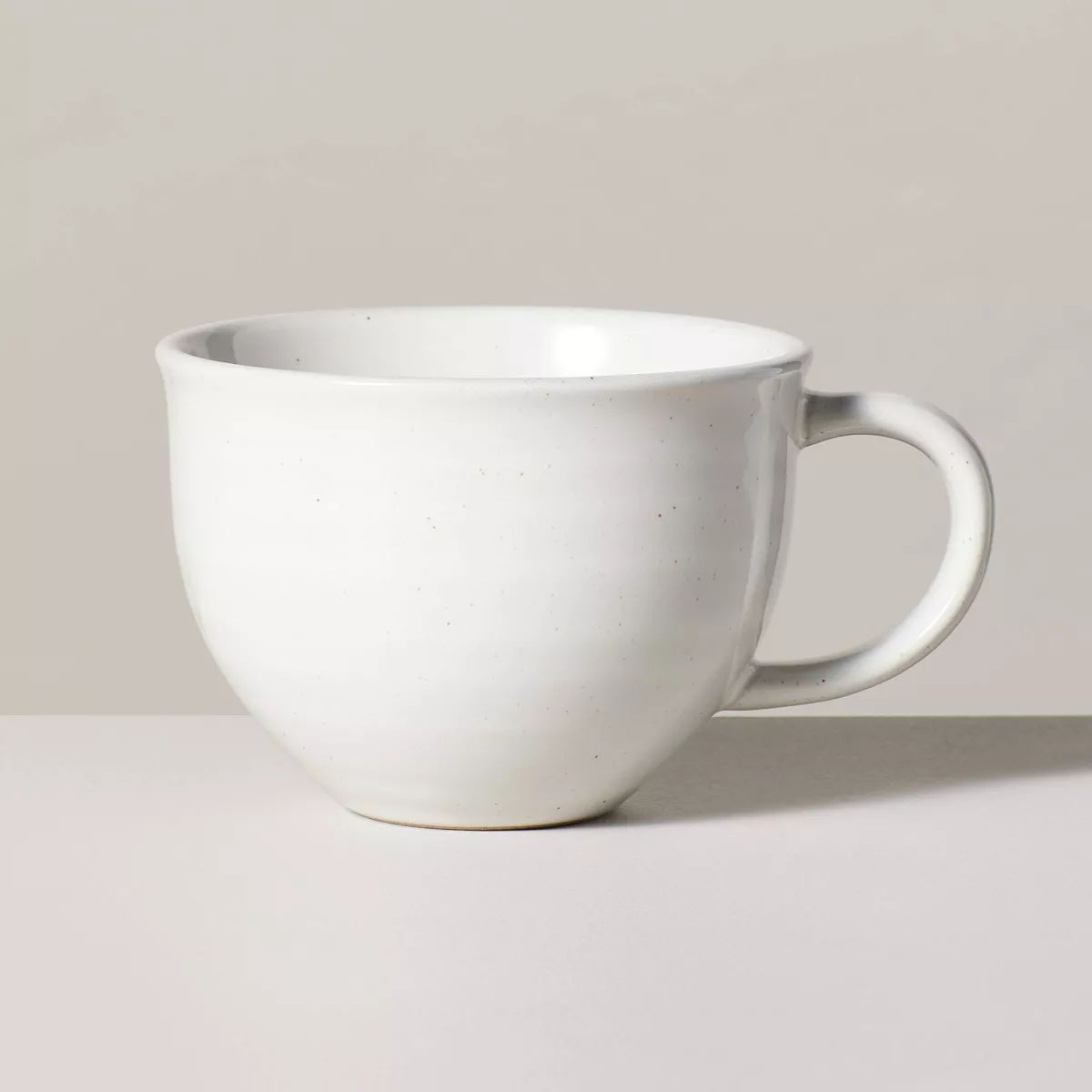 15oz Flared Brim Stoneware Mug Vintage Cream - Hearth & Hand™ with Magnolia | Target