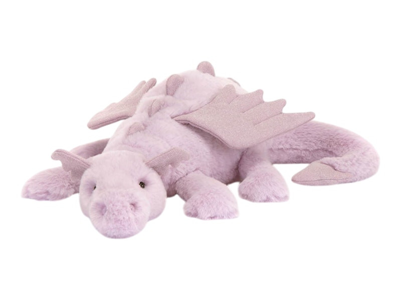 Jellycat Plush Lavender Dragon Large | StockX