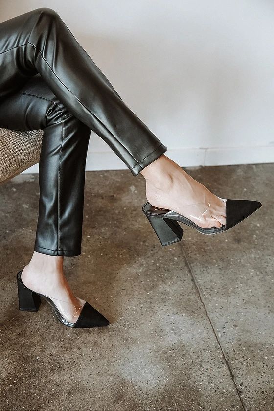 Shilo Black Suede Pointed-Toe Pumps | Lulus (US)