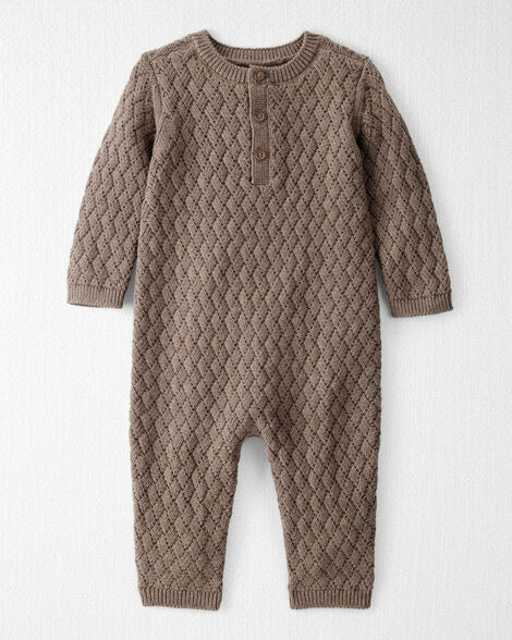 Baby Organic Cotton Sweater Knit Jumpsuit | Carter's Inc