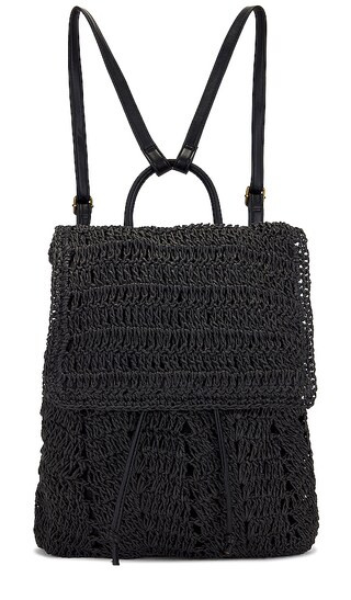 Sunny Days Backpack in Black | Revolve Clothing (Global)