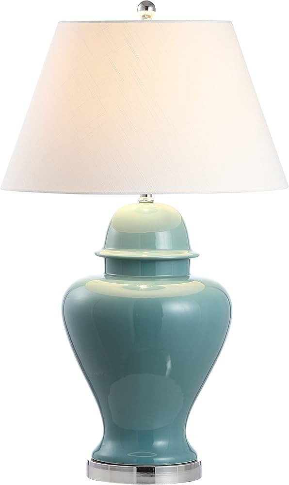 JONATHAN Y JYL6620A 33" Tall Teal Ceramic Ginger Jar Table Lamp for Living Room, Modern Tradition... | Amazon (US)