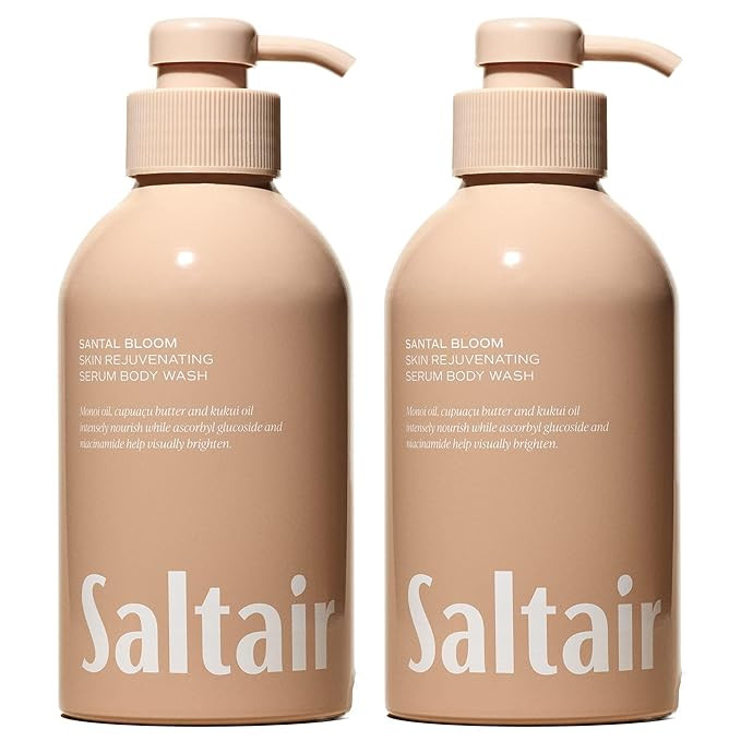 Saltair Body Wash, Santal Bloom 2-Pack. Moisturizing Body Cleanser with Monoi Oil and Cupuacu But... | Amazon (US)