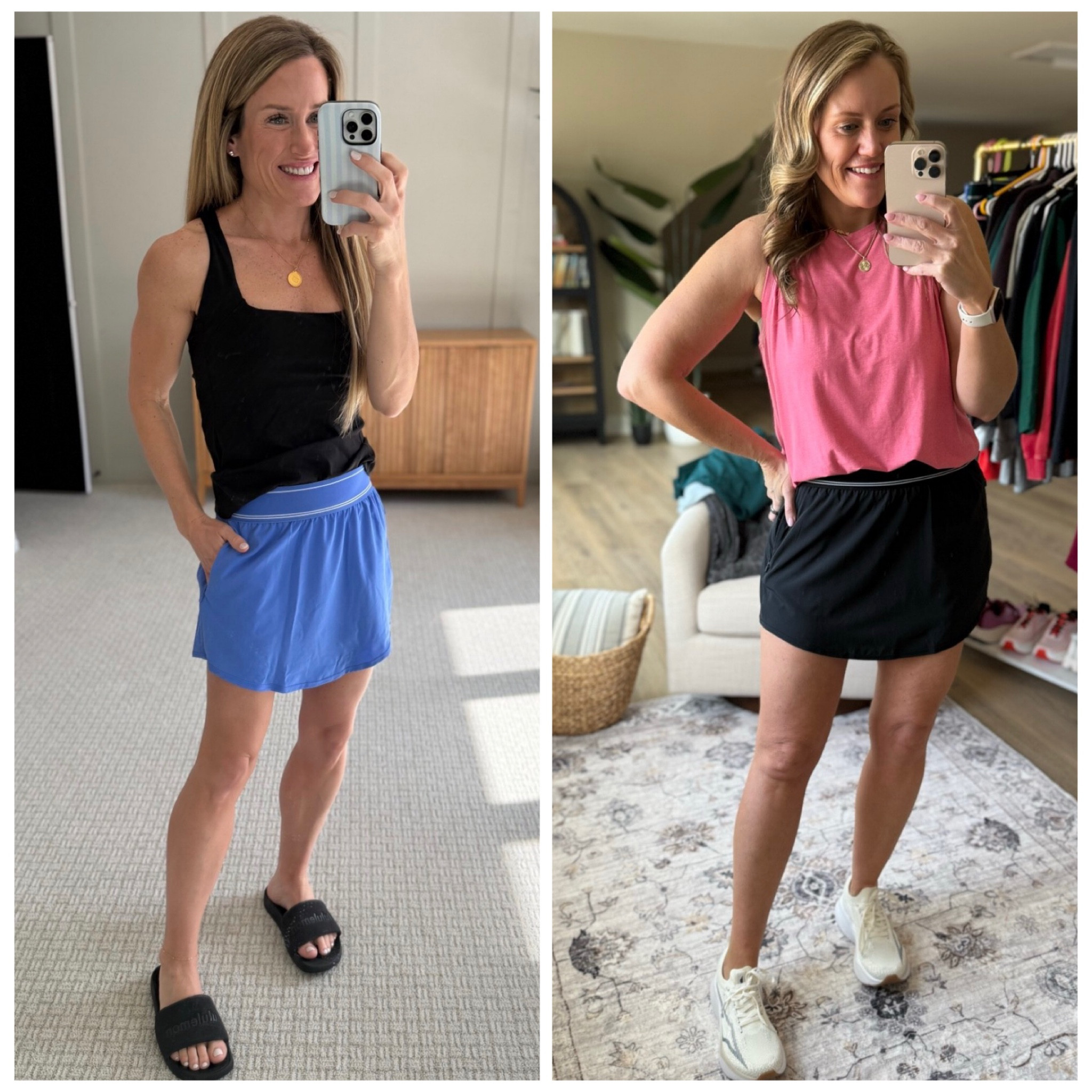 It is wild how much this skort is like the $78 alo option, and it’s only $16!! We will be wearing these all summer, fit TTS. 