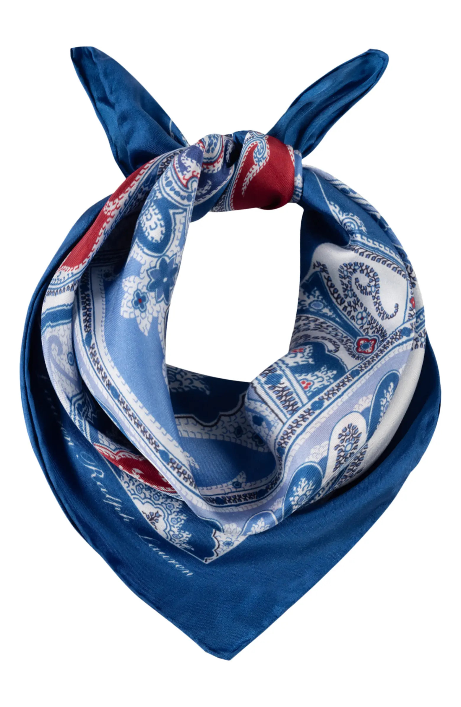 Paisley Silk Small Square Scarf | Nordstrom