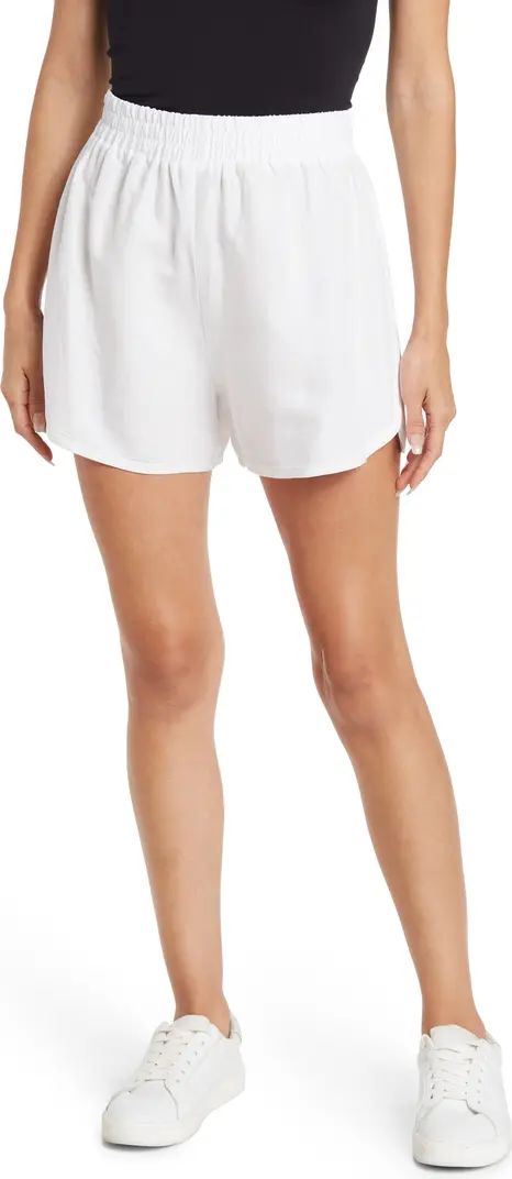 BLANKNYC Solid Linen Blend Pull-On Shorts | Nordstromrack | Nordstrom Rack