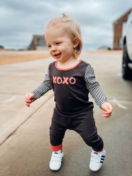 Hayes man is ready for Valentines Day in his new RAGS romper! Boy bun and all! 

#LTKbaby #LTKkids #LTKSeasonal