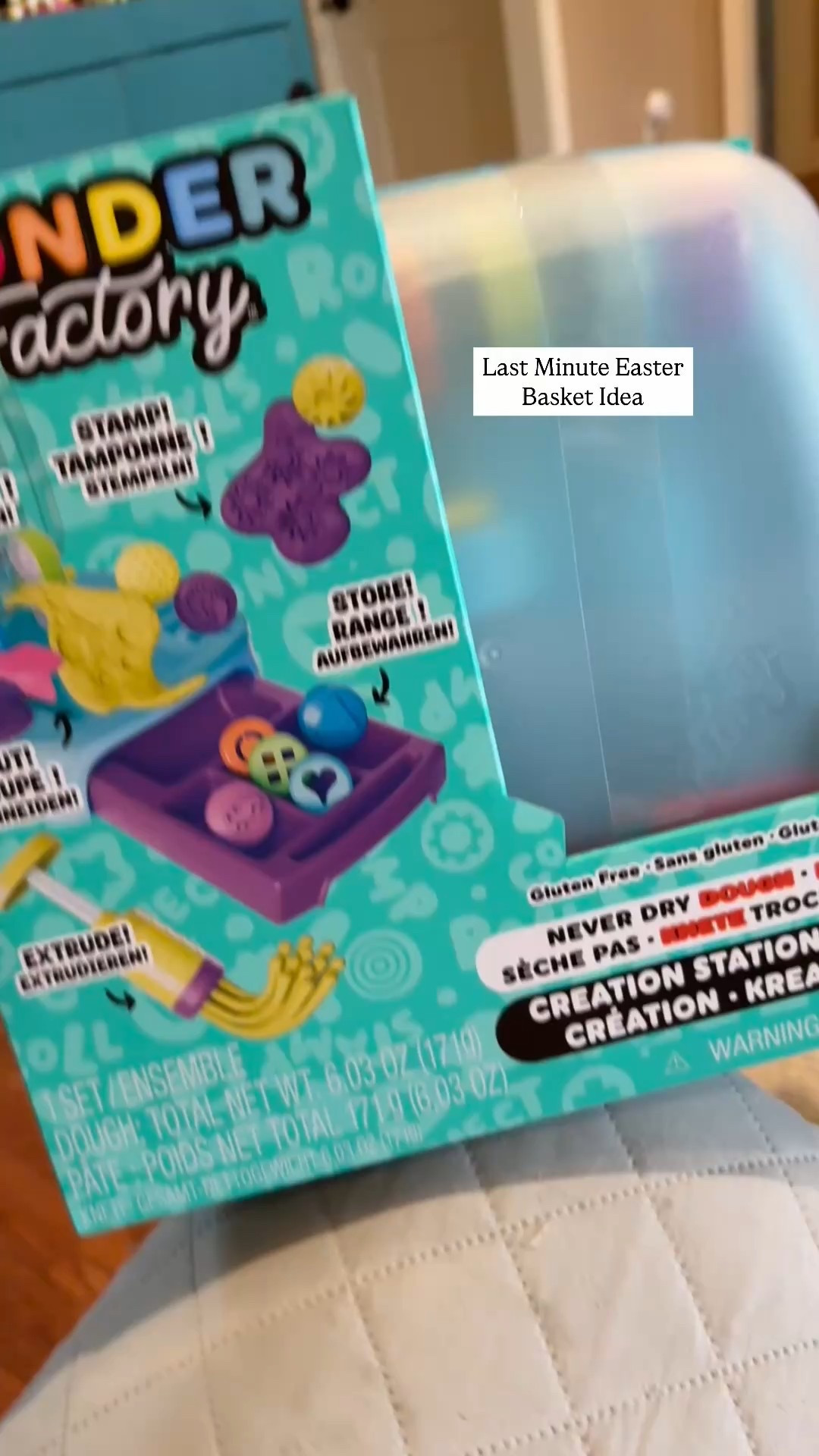 Looking for a last minute addition to the Easter Basket? The wonder factory dough creation station is under $20 and features play dough that never dries out! 

With rollers, cutters, and stamps there are hours of entertainment packed in this package. 

#LTKKids #LTKFamily #LTKFindsUnder50