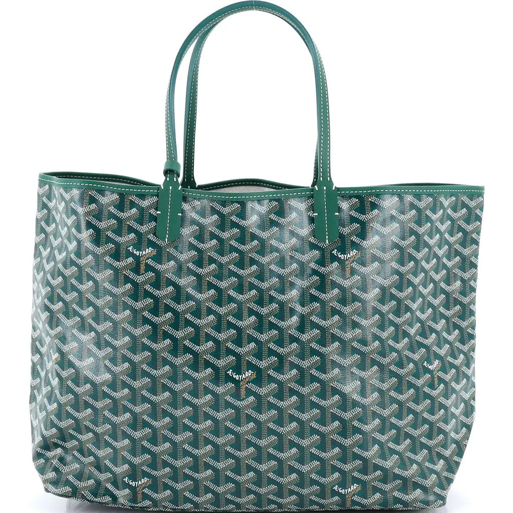 Pre-Owned Goyard Saint Louis Tote Coated Canvas PM in Green at Nordstrom, Size Medium | Nordstrom