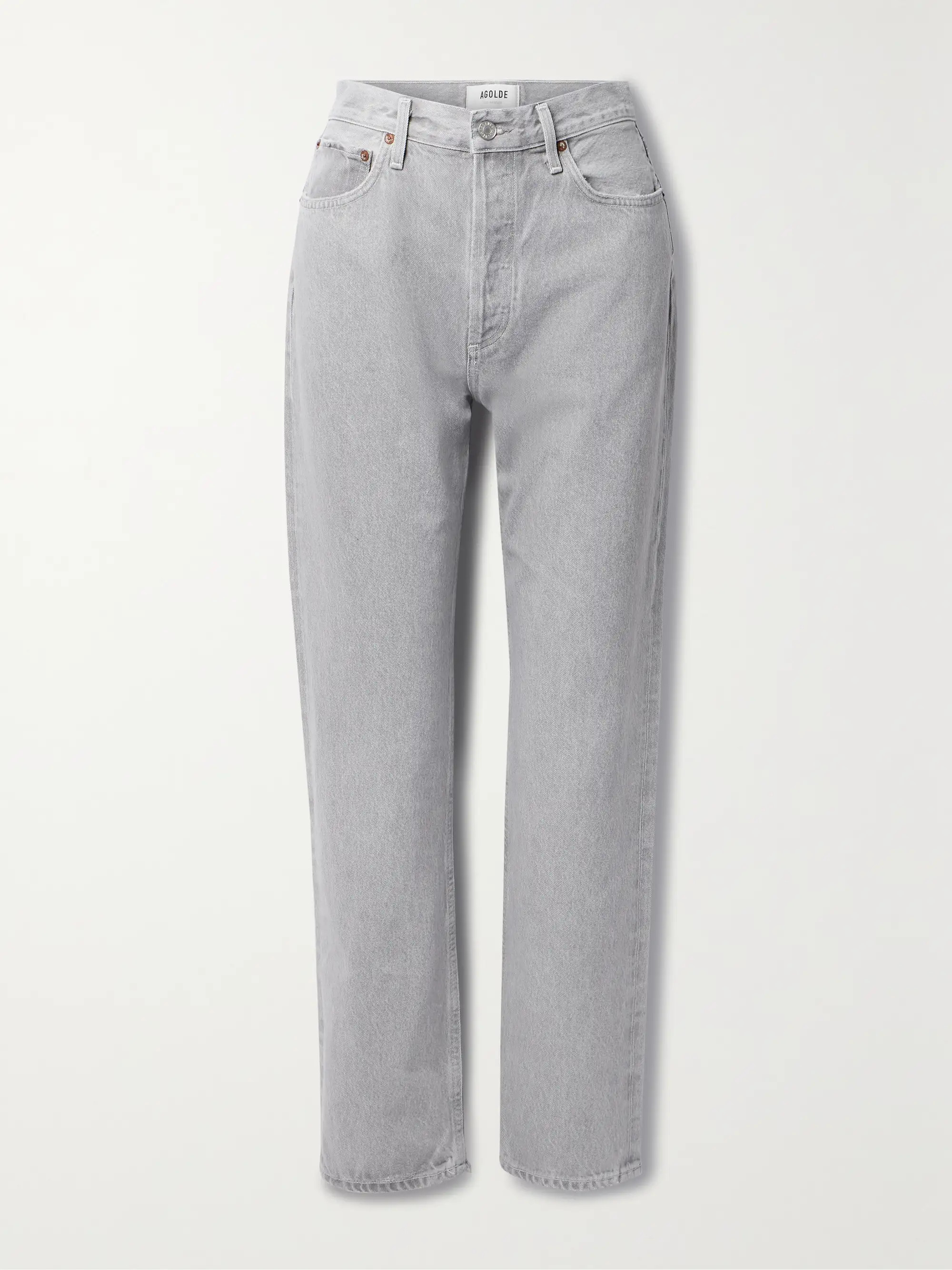 90's Pinch Waist Long high-rise straight-leg jeans | NET-A-PORTER (US)
