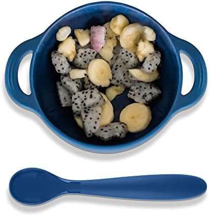 Silicone Bowl with Lid & Spoon, Strong Suction Bowls for Baby, Feeding Starter Kit for Baby Led Wean | Amazon (US)