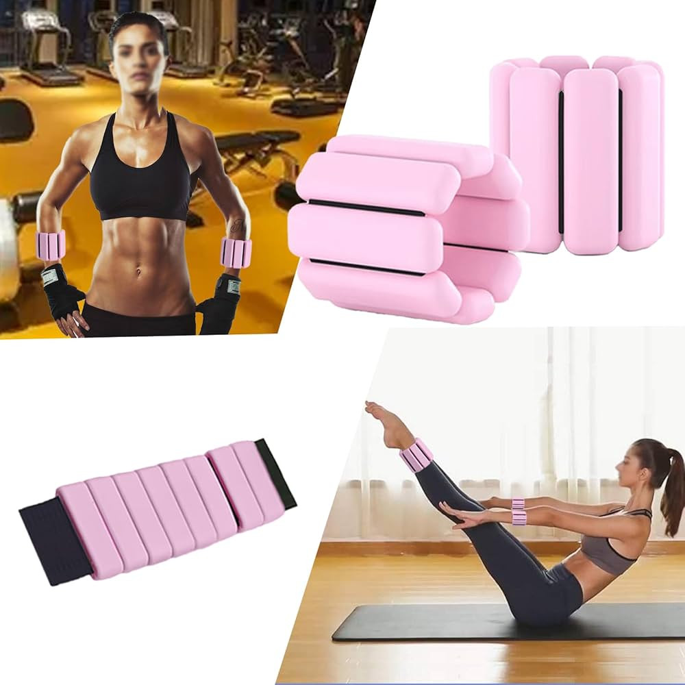 Wrist Weights for Women & Men,Chenicty Set of 2(1Lbs Each) Adjustable Ankle Weight Bracelet for H... | Amazon (US)