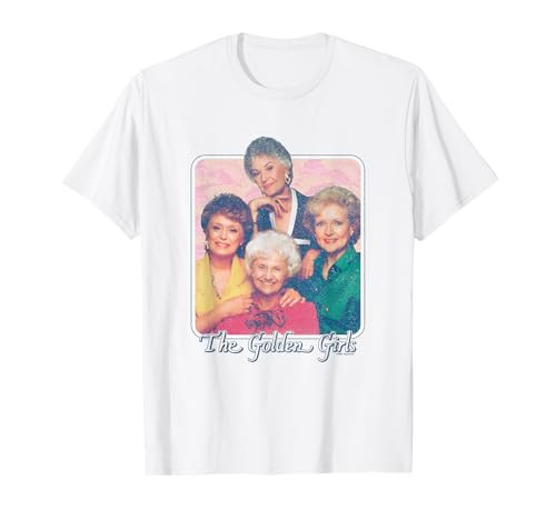 The Golden Girls Iconic Characters Group Shot Retro Poster T-Shirt | Amazon (US)
