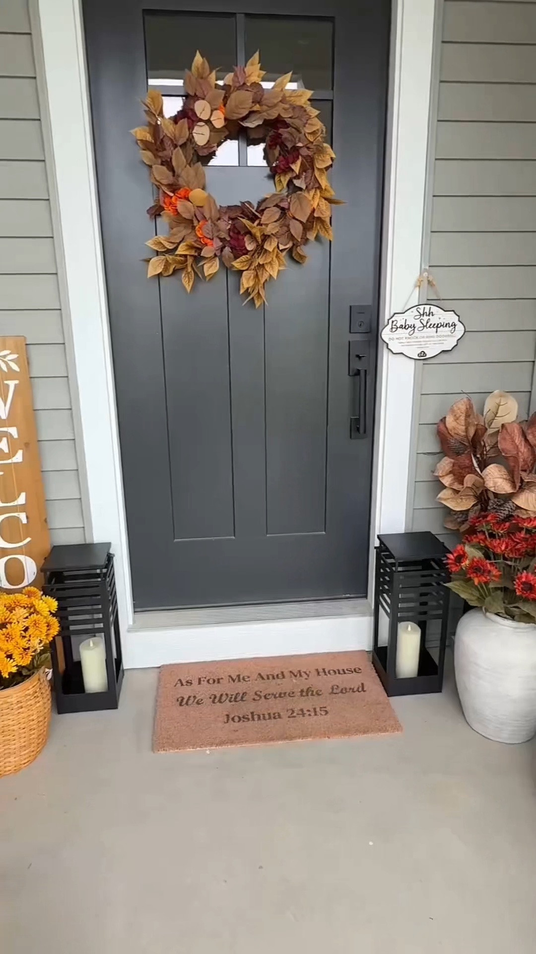 Fall front porch refresh 🍂🪾☕️