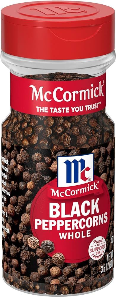 McCormick Whole Black Peppercorns, 3.5 Oz | Amazon (US)
