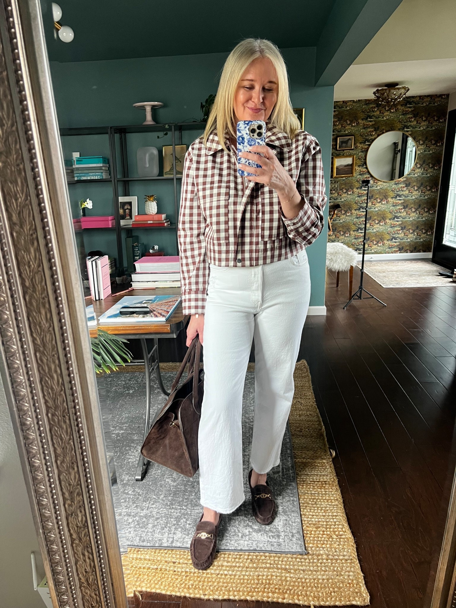 Ootd
Jacket size large
Jeans tts

#LTKootd #LTKOver40 #LTKdayinmylife