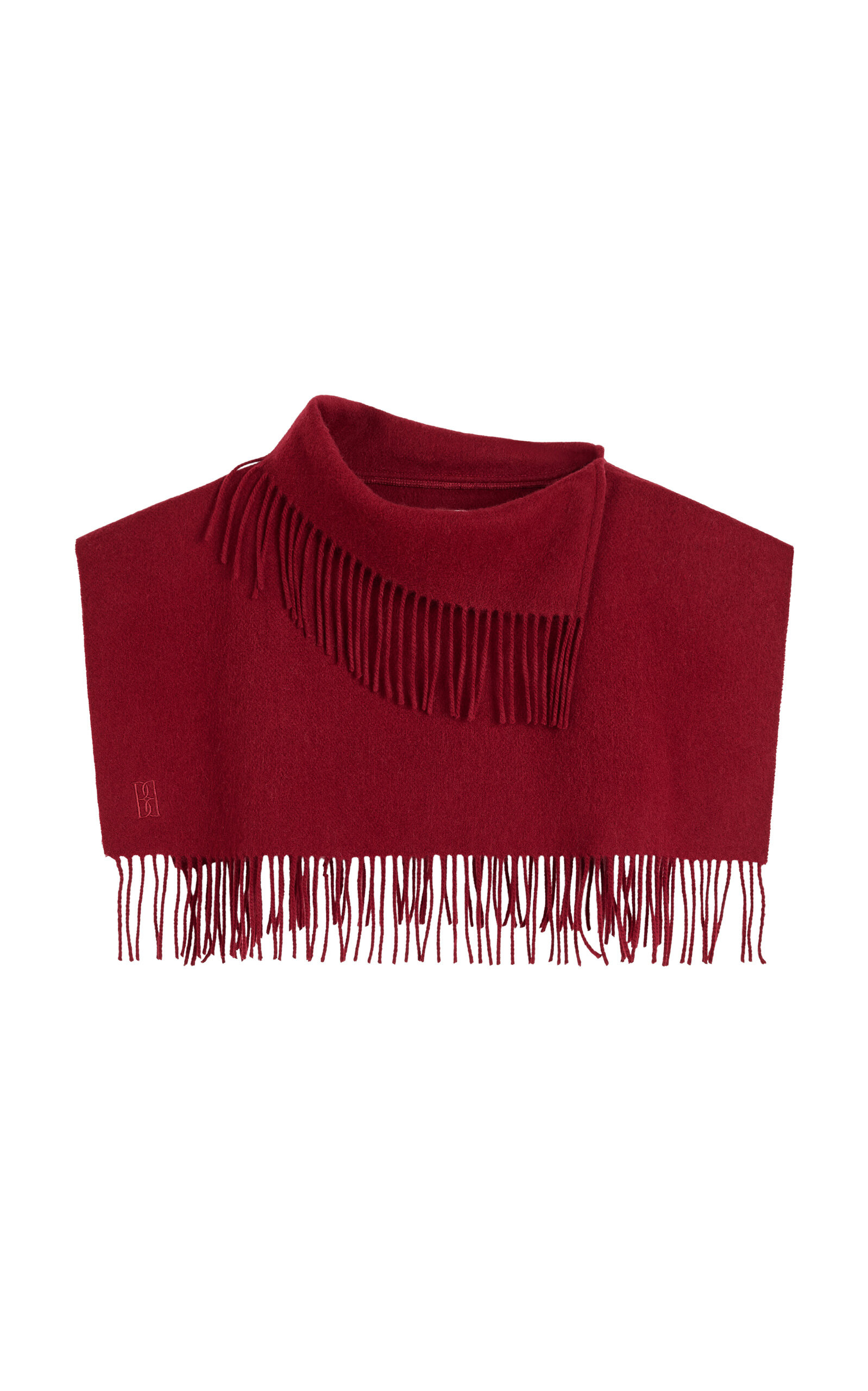 Turtla Fringed Wool Bib | Moda Operandi (Global)