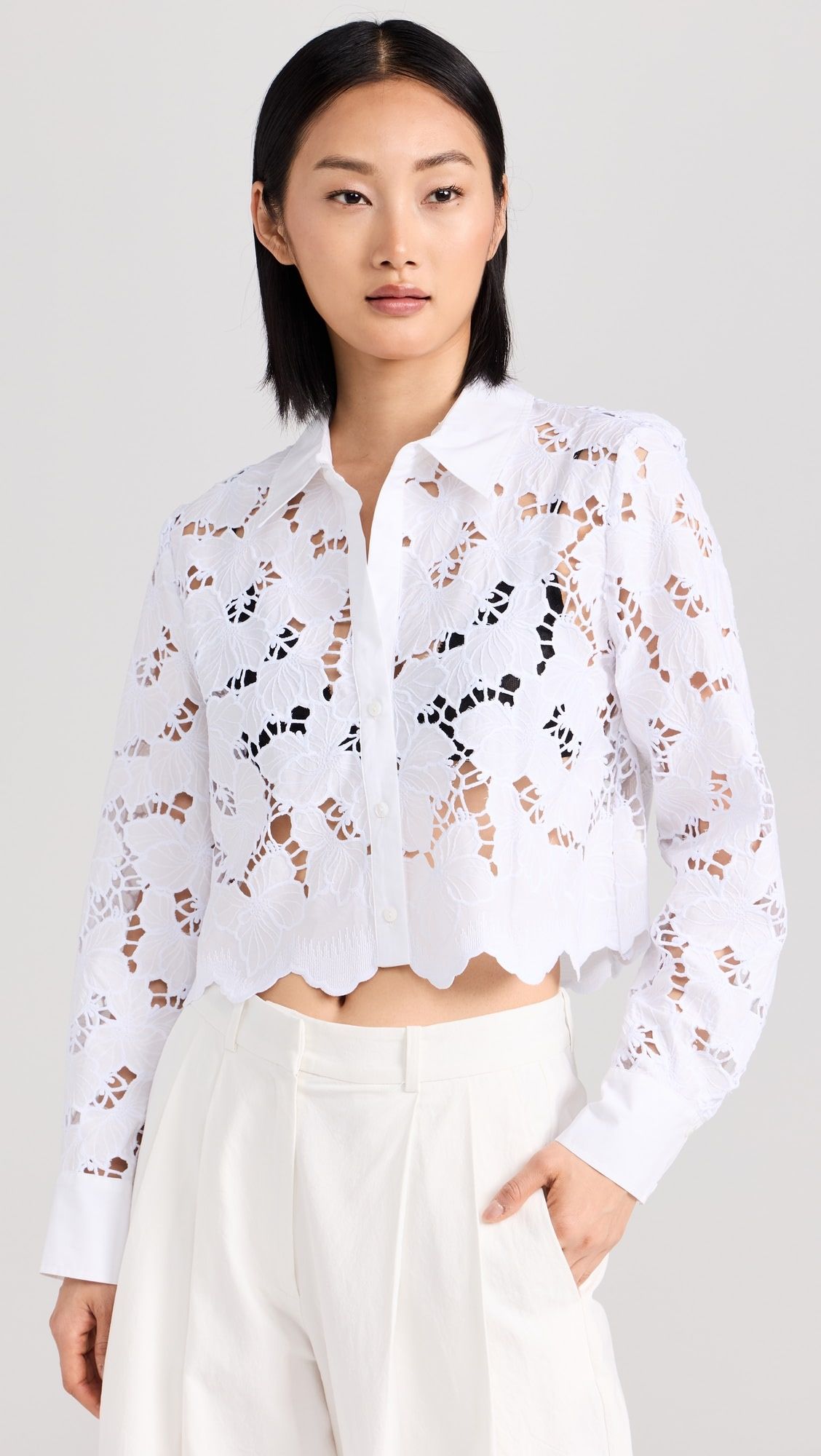 Seychelle Cropped Button Down | Shopbop