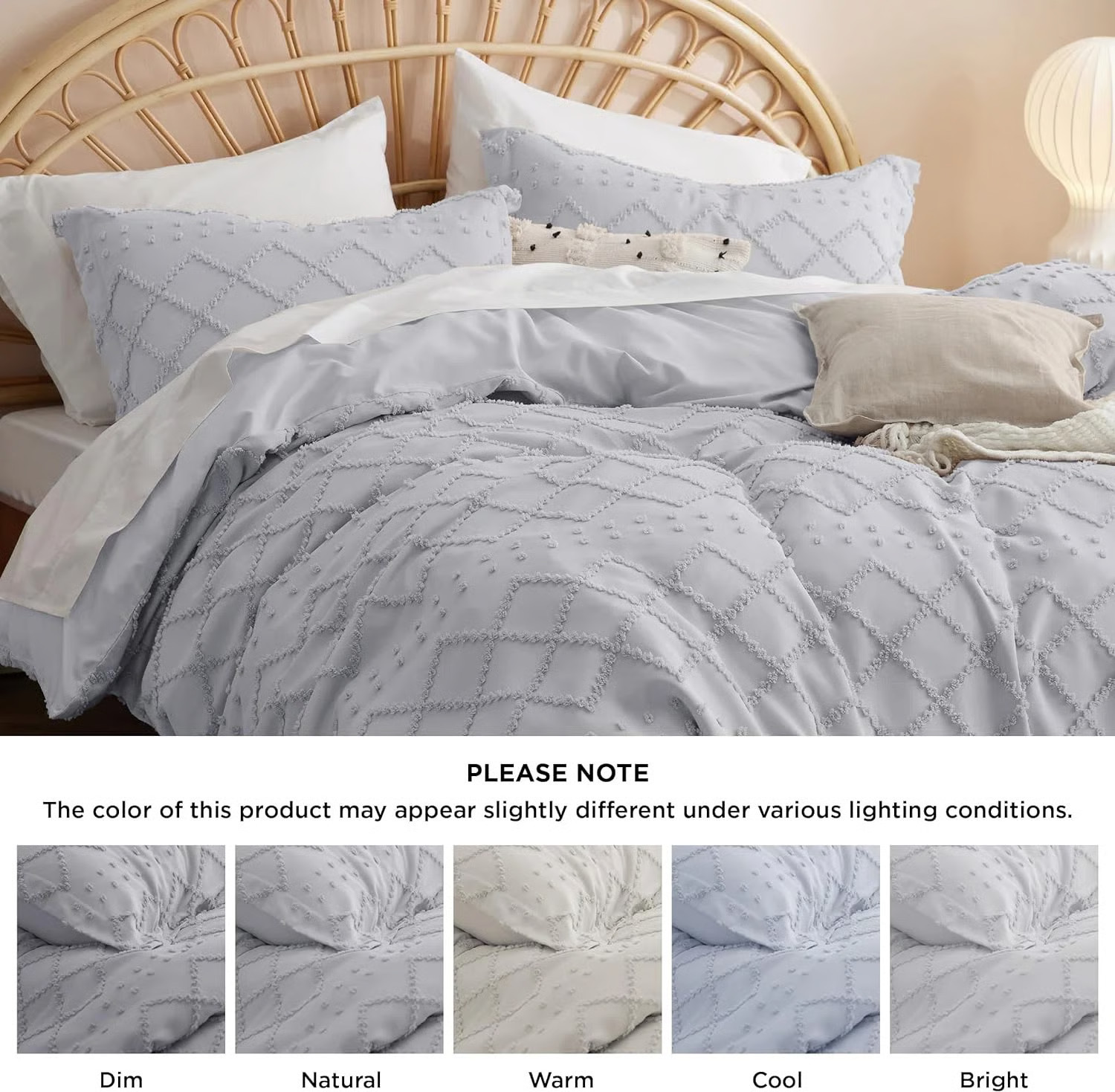 Bedsure  3 Pieces Embroidery Shabby Chic Home Bedding Duvet Cover | Wayfair North America