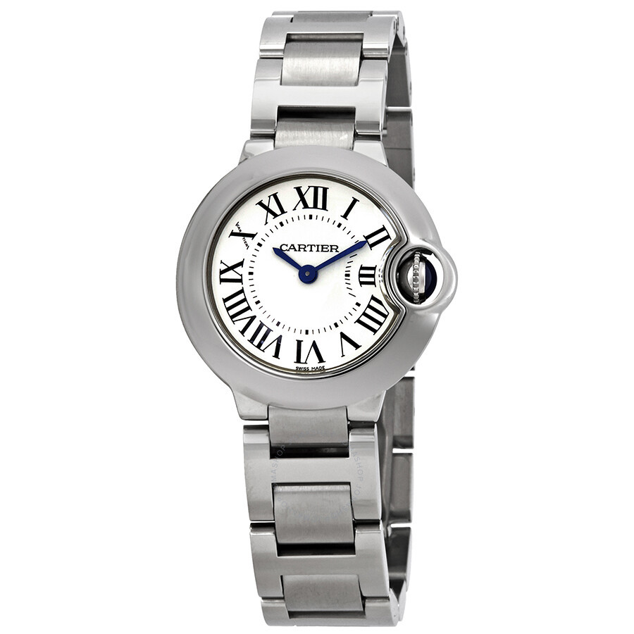 Cartier Ballon Bleu Silver Dial Stainless Steel Ladies Watch W69010Z4 | Jomashop.com & JomaDeals.com