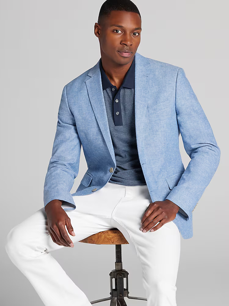 JOE Joseph Abboud Slim Fit Linen Blend Suit Jacket | Suit Jackets | Men's Wearhouse | The Men's Wearhouse