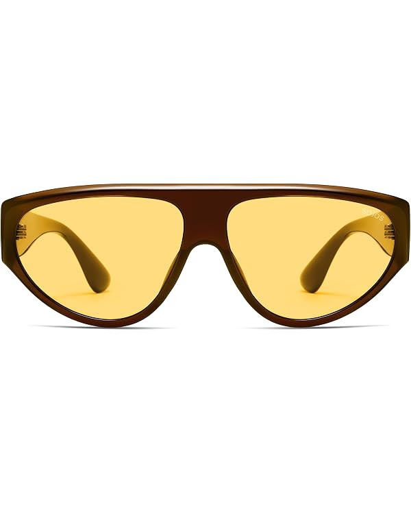 SOJOS Trendy Oversized Polarized Aviator Sunglasses Womens Mens, Large 80s 90s Retro Vintage Shad... | Amazon (US)