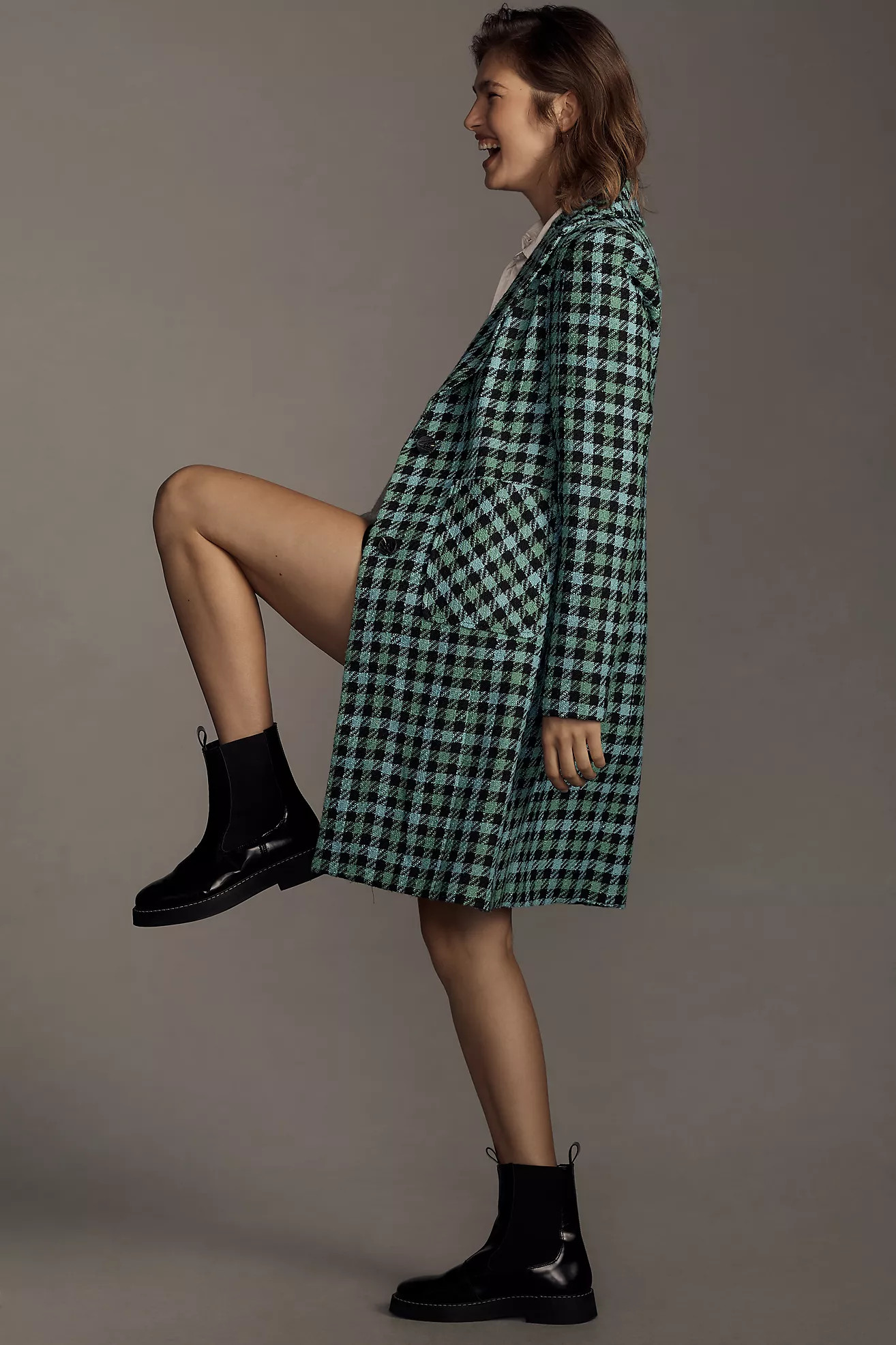 Avec Les Filles Strong Shoulder Blazer Coat | Anthropologie (US)