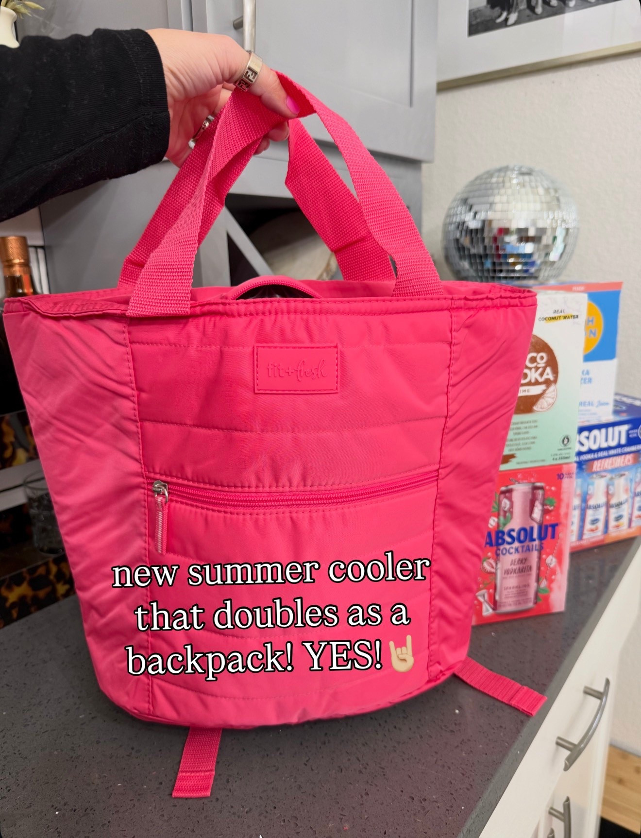 Excited for all the summer activities now that I have this backpack cooler 