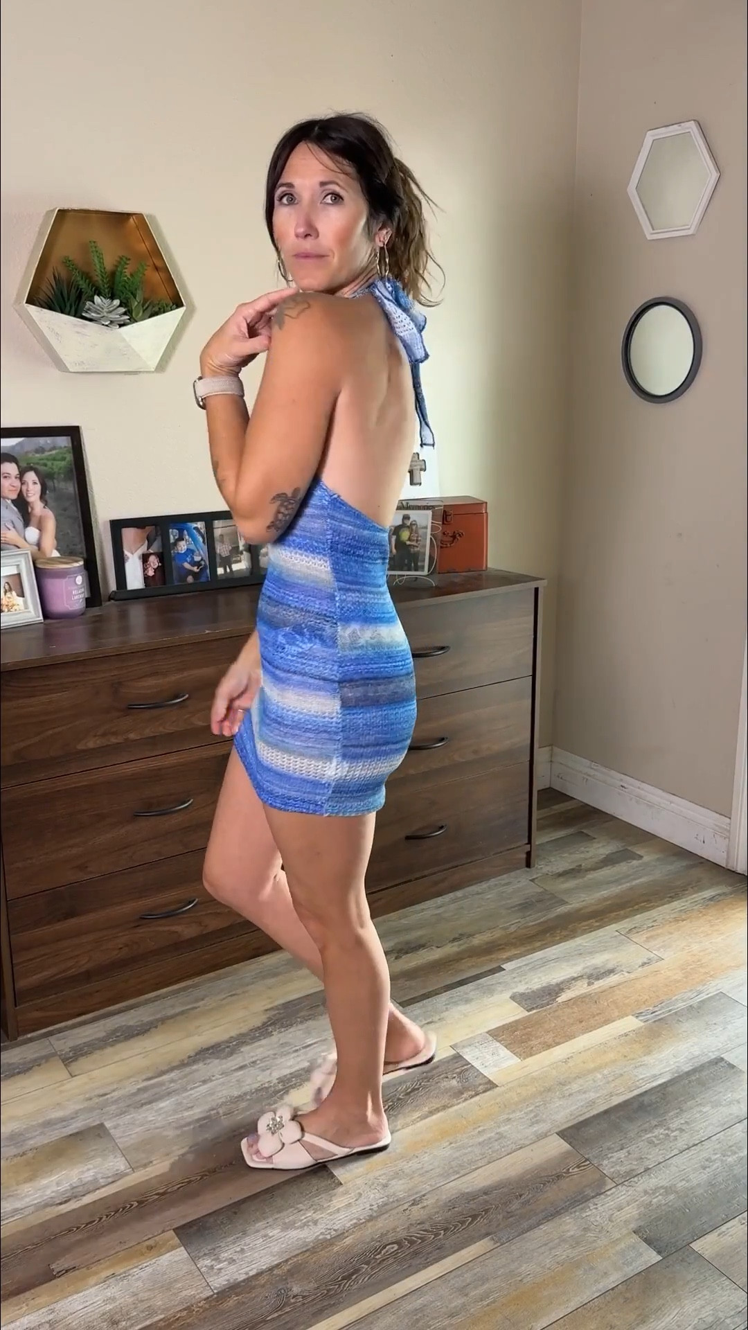 Sunkissed and stylish! Rocking this stunning blue cover-up dress paired with adorable floral sandals - perfect for a day by the pool or a beach getaway. Whether you’re heading to a resort or just enjoying the summer vibes, this combo is sure to turn heads!
#SummerVibesOnly #BeachyKeen #PoolsideChic #ResortWearInspo #CoverUpGoals #FloralFashion #SandalsSeason #SummerOutfitInspo #BeachyFashion #PoolsideStyle #ResortChic #SummerFashionTrends #BeachCoverUp #FloralSandals #SummerStyleEssentials

#LTKSeasonal #LTKSwim #LTKStyleTip