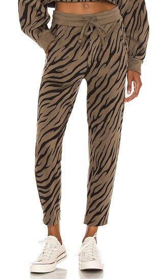 Bali Tiger Hyper Reality Knit Sweatpant in Army | Revolve Clothing (Global)