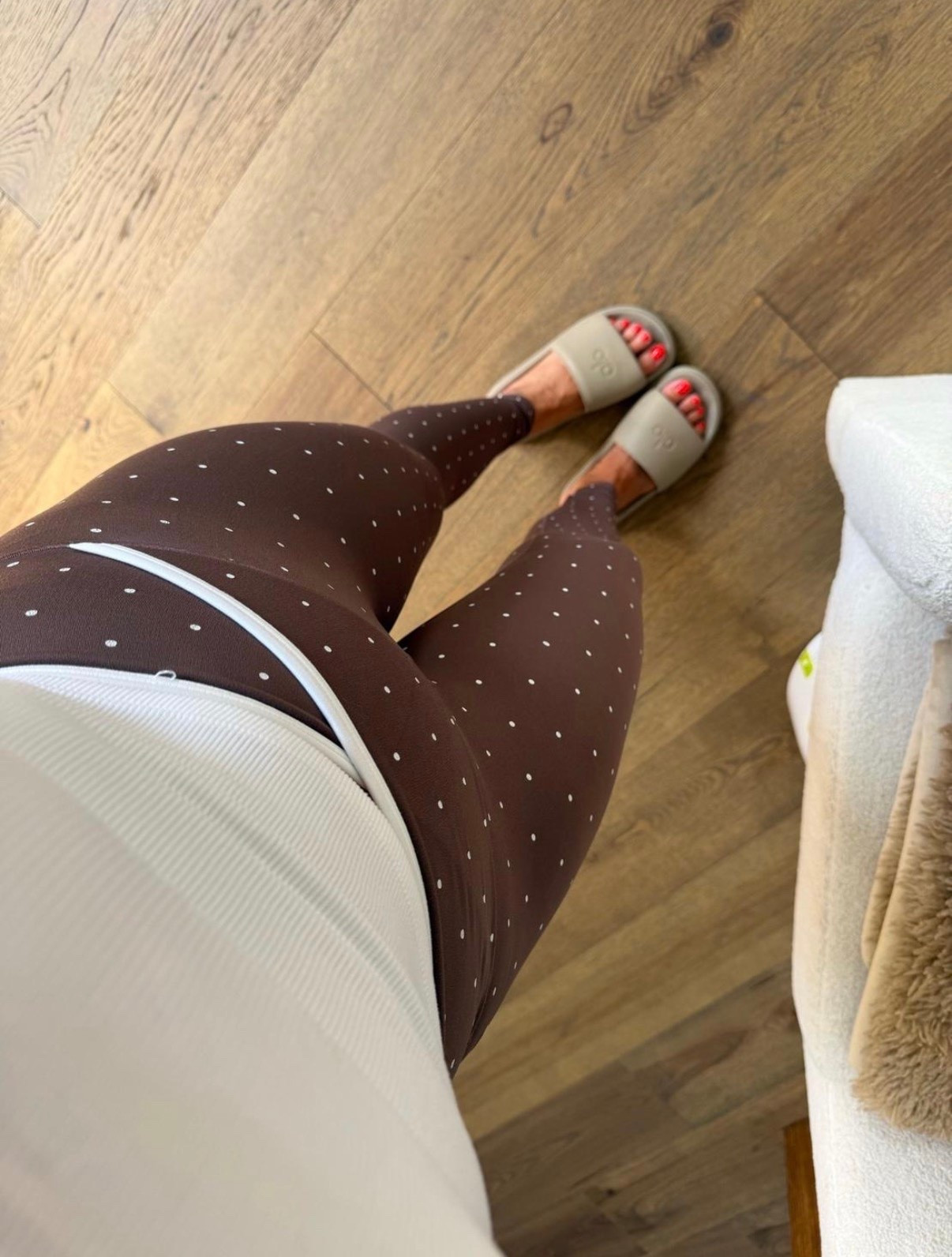 Brown polka dot leggings 🤎

#LTKootd #LTKgrwm #LTKfitnessgoals