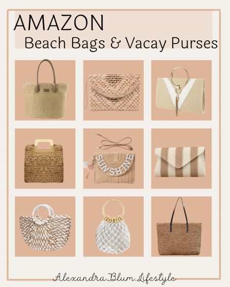 Amazon Beach Bags & Vacation Purses! Straw and woven purses with clutches, totes bags, and handbags!! 

#LTKtravel #LTKitbag #LTKU