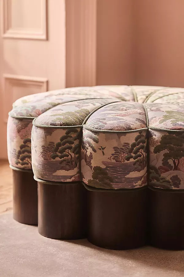 Merve Kahraman Floral Ottoman | Anthropologie (US)