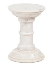 12x17 Solid Marble Cyprus Veined End Table | TJ Maxx
