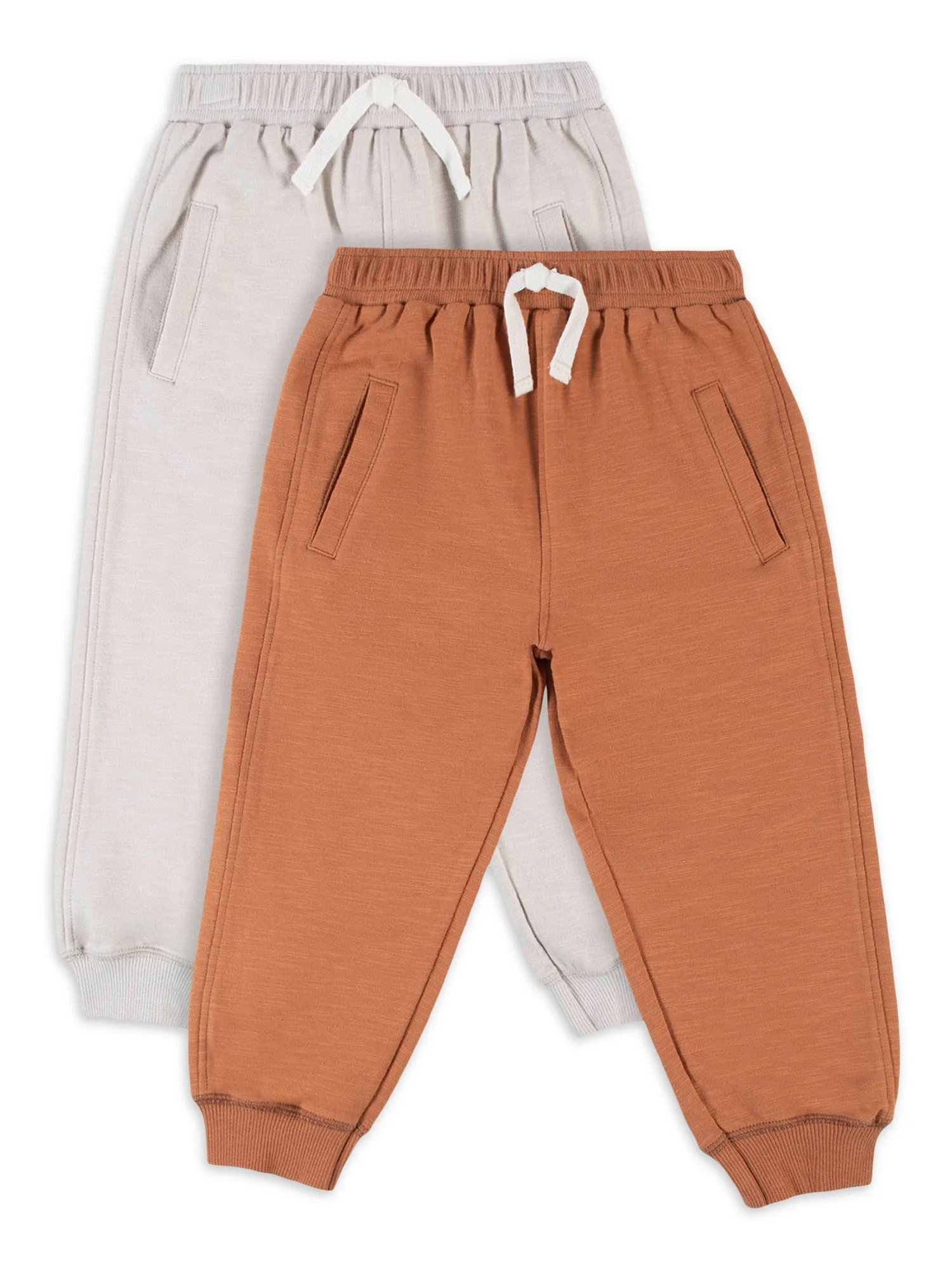 Modern Moments by Gerber Toddler Boy French Terry Jogger Pants, 2-Pack, 12M-5T | Walmart (US)
