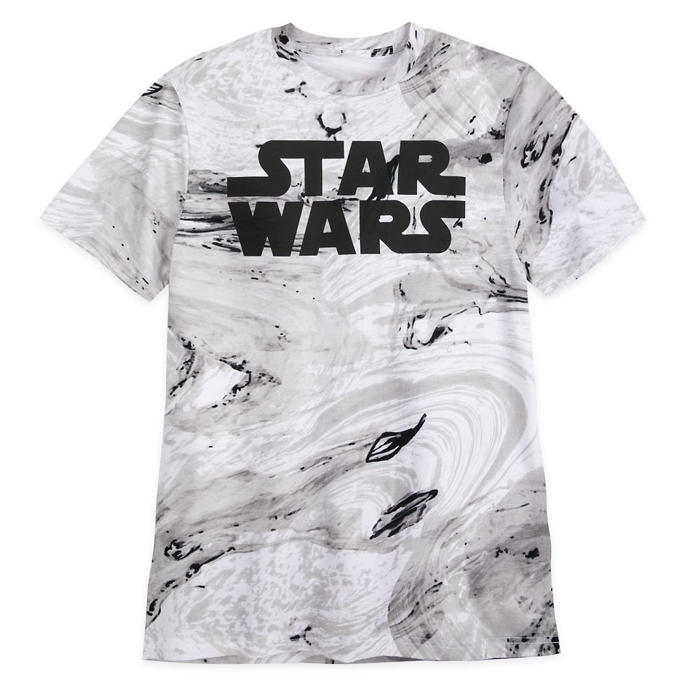 Star Wars Logo Marbled T-Shirt for Men | Disney Store