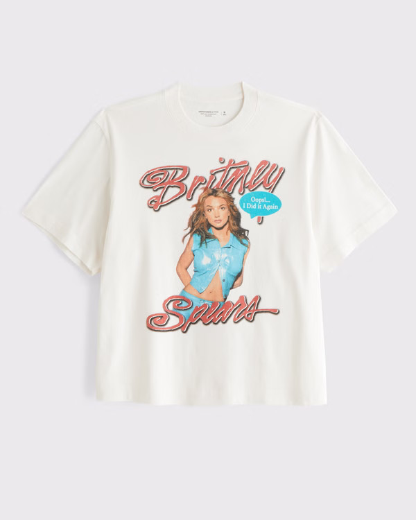 Cropped Britney Spears Graphic Tee | Abercrombie & Fitch (US)